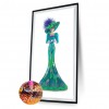 Dress Lady- Full Round Diamond Painting