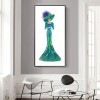 Dress Lady- Full Round Diamond Painting