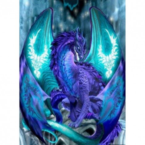 Novelty Dragon - Full Round Diamond Painting