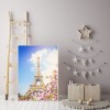 Spring Eiffel Tower- Full Round Diamond Painting