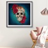 Flower Skull  - Full Round Diamond Painting