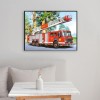 Fire Truck - Full Round Diamond Painting