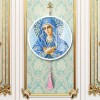 Virgin Mary Mural Pink Tassel Special Shape DIY Diamond Painting Home Decor