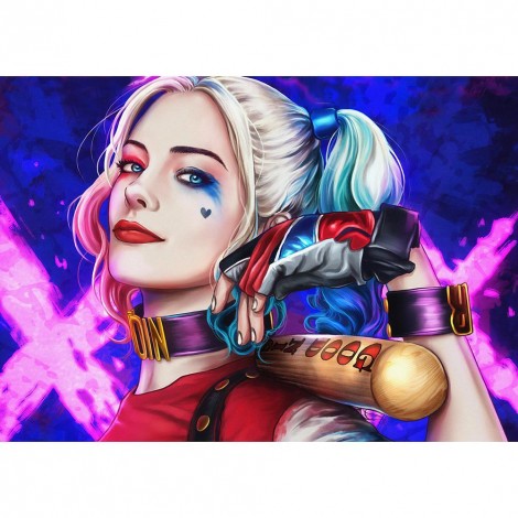 Harley Quinn - Full Round Diamond Painting