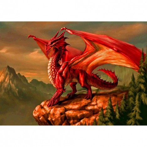 Dragon  - Full Round Diamond Painting