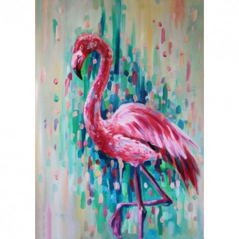 Flamingo - Full Round Diamond Painting