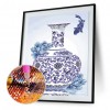 Vase - Crystal Rhinestone Diamond Painting(40x60cm)