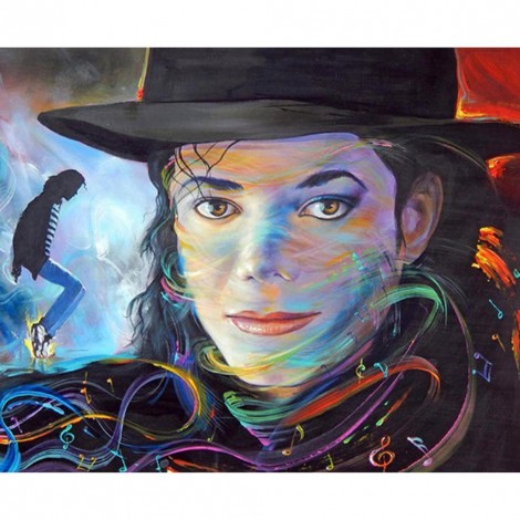 Michael Jackson - Full Round Diamond Painting