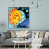 Sun Moon - Full Square Diamond Painting(45x45cm)