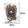 Flag Eagle - Full Round Diamond Painting(30*30cm)