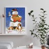 Smile Snowman - Full Round Diamond Painting