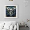 Three Wolves- Full Round Diamond Painting