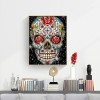 Skull- Full Round Diamond Painting