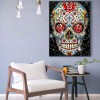 Skull- Full Round Diamond Painting