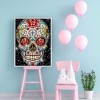 Skull- Full Round Diamond Painting