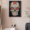 Skull- Full Round Diamond Painting