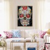 Skull- Full Round Diamond Painting