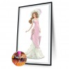 Dress Lady- Full Round Diamond Painting