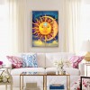 Moon Sun - Full Round Diamond Painting