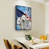 Dog Eagle- Full Square Diamond Painting