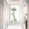 Dress Lady- Full Round Diamond Painting