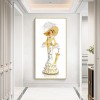 Dress Lady- Full Round Diamond Painting