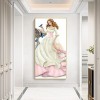 Dress Lady- Full Round Diamond Painting