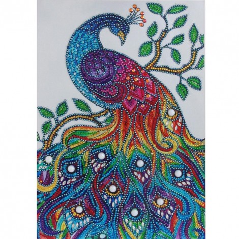 Peafowl - Crystal Rhinestone Diamond Painting