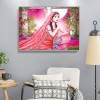 Foreign Beauty -Partial Round Diamond Painting