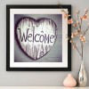 Letter Welcome - Full Round Diamond Painting