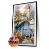 Little Boy Fishing Seaside - Full Round Diamond Painting