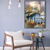 Little Boy Fishing Seaside - Full Round Diamond Painting