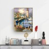 Little Boy Fishing Seaside - Full Round Diamond Painting