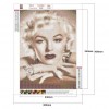 Marilyn Monroe - Full Round Diamond Painting