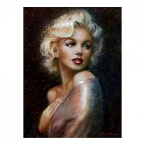 Marilyn Monroe - Full Round Diamond Painting