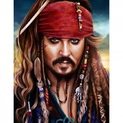 Jack Captain - Full Square Diamond Painting(40x50cm)