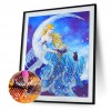 Woman on Moon-Partial Round Diamond Painting