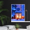 Snow Lantern- Full Round Diamond Painting