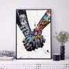 Graffiti Hands- Full Round Diamond Painting