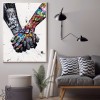 Graffiti Hands- Full Round Diamond Painting