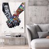 Graffiti Hands- Full Round Diamond Painting