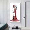 Dress Lady- Full Round Diamond Painting