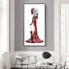 Dress Lady- Full Round Diamond Painting