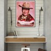 Cowboy John Wayne - Full Round Diamond Painting