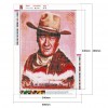 Cowboy John Wayne - Full Round Diamond Painting