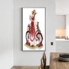 Dress Lady Bike - Full Round Diamond Painting