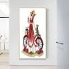 Dress Lady Bike - Full Round Diamond Painting