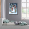 Snowman - Full Round Diamond Painting