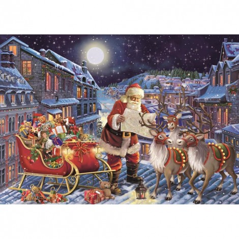 Santa Claus - Full Round Diamond Painting