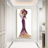 Dress Lady- Full Round Diamond Painting